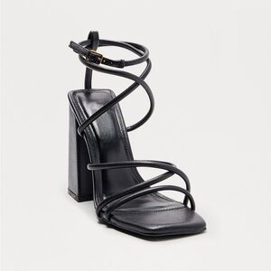 Black Strappy Heels
